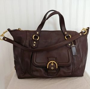 COACH Campbell Leather Large Satchel F25151